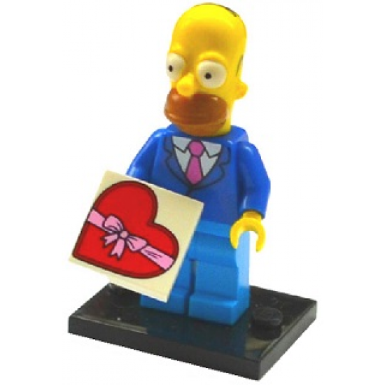 LEGO MINIFIG SIMPSONS 2 Homer Simpson with Tie and Jacket 2015